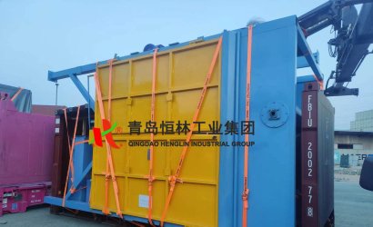 shipment of shot blasting machine and signing contract
