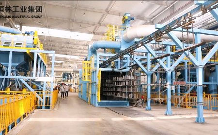 Automatic Coated Sand Shell Core Molding Line and Castings Shot Blasting Line