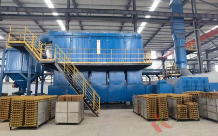 coated sand shell and core casting molding line