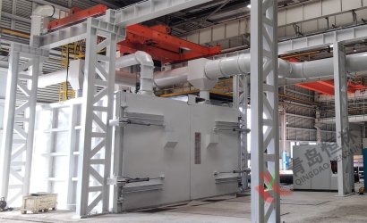 Shot Blasting Machine Commissioning Finished for Sany Construction Industry