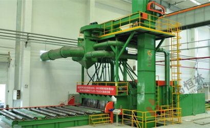 Contracted the widest and thickest steel plate treatment line