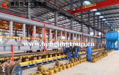 Coated Sand Shell / Core Casting Line